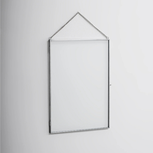 Cadre photo suspendu créatif en verre, cadre géométrique en métal cuivré pour l'affichage de fleurs pressées et plantes, support transparent pour photos - Product Image 4