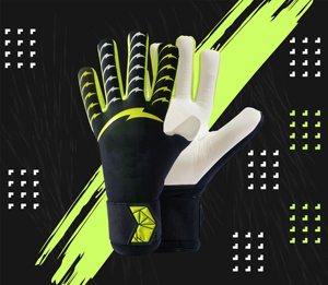 ถุงมือผู้รักษาประตูสำหรับมืออาชีพและเด็ก พร้อมยางลาเท็กซ์หนาและแผ่นป้องกันนิ้วมือหนังเรียบ สำหรับการฝึกซ้อมฟุตบอล - Product Image 5