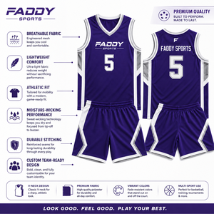 Ensemble de maillots et shorts de basketball personnalisés par sublimation, séchage rapide, respirant, pour hommes, enfants, tenue d'équipe professionnelle, kit de sport - Product Image 5