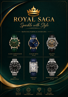 Montre automatique pour homme personnalisée avec cadran à aiguilles en moissanite, acier inoxydable, placage bicolore, diamants, montre-bracelet de luxe