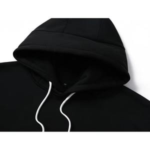 Sweat-shirts et hoodies pour hommes très demandés, à trois tons contrastés, à manches longues, avec logo personnalisé, de haute qualité, hoodies unis à enfiler - Product Image 4