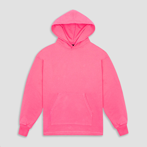 Men's 100% Cotton <b>Acid</b> Wash Hoodie Custom Logo Solid Breathable <b>Drop</b> Shoulder Men's Pullover Hoodie Plus Size Washed Hoodie - Product Image 1