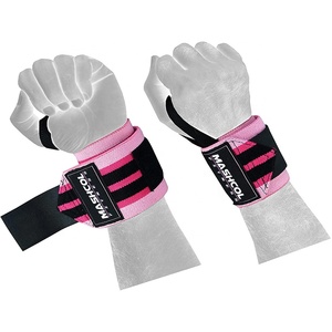 OEM Custom Pro Line Poignet Wraps Respirant Coton Rigide Équipement de Sécurité pour la Formation Powerlifting-Gym Fitness Logo Personnalisable - Product Image 3