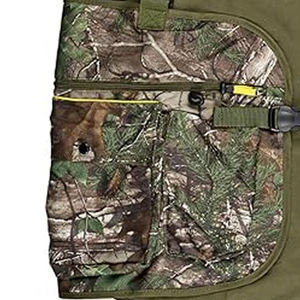 Gilet d'entraînement pour chien orange et vert, résistant à l'eau, pour dressage canin - Haute visibilité dans l'obscurité avec ceinture - Product Image 3