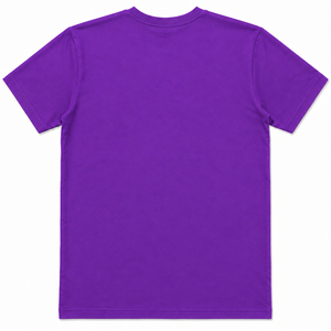 IBERIA Wholesale Premium <b>Purple</b> Crew Neck <b>T</b> <b>Shirt</b> | Short Sleeve Casual <b>T</b> <b>Shirt</b> | Custom Logo OEM Wholesale Apparel - Product Image 2
