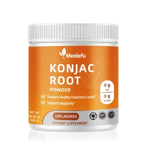 Poudre de <span class=keywords><strong>glucomannane</strong></span> OEM/ODM issue de la racine de konjac (Amorphophallus) pour la régularité et un poids sain - Product Image 1