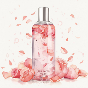 Eau de rose fraîche pour tonifiants faciaux, soins de la peau, nutrition capillaire et traitements de spa, avec propriétés apaisantes et revitalisantes naturelles - Product Image 2