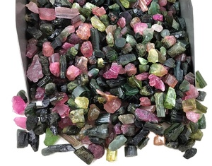 Đá Quý Rời Nhiều Đá Tourmaline Tự Nhiên Đồ Trang Sức Làm Đẹp Thô Ráp Nhiều Màu Sắc Tuyệt Vời Chưa Được Xử Lý - Product Image 1