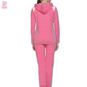 Conjuntos Deportivos de Fibra de Bambú para Mujer, Invierno, Casuales, Sólidos, con Capucha, Transpirables, de Secado Rápido, Manga Larga, Precios Económicos al por Mayor - Product Image 4
