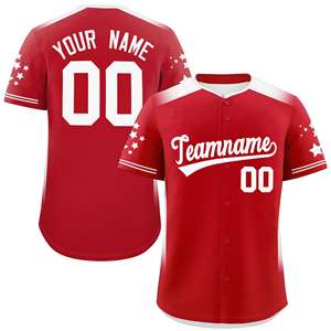 Maillots de baseball personnalisés unisexes pour adultes, en mesh antibactérien, col en V, manches courtes, avec emplacements pour logo personnalisé - Product Image 4