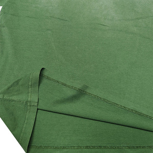 Nueva llegada: Camiseta de manga corta para hombre, color verde sólido, cuello redondo, corte regular, algodón jersey, estilo casual y precios bajos. - Product Image 4