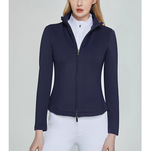 Women's Elite Dressage Equestrian Competition Jacket Genuine Leather Breathable Moisture Wicking Formal Show <b>Coat</b> - Product Image 5