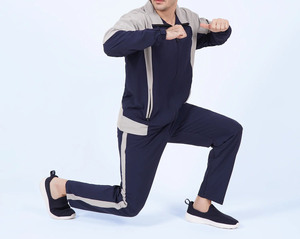 Conjunto Deportivo de Dos Piezas para Hombre, con Capucha, Ajustado, para Entrenamiento, Invierno, Transpirable, con Cierre - Product Image 1