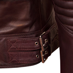 Chaquetas de Cuero Más Vendidas para Mujer, Chaqueta de Motocicleta de Invierno, Abrigos de Cuero para Damas - Product Image 4