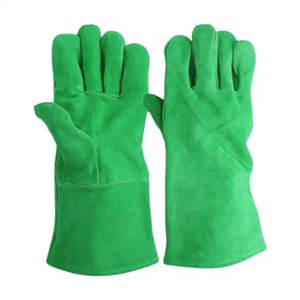 Gants de sécurité en cuir de vachette de haute qualité, résistants aux flammes et à la chaleur, pour la lutte contre les incendies industriels et la soudure - Product Image 4