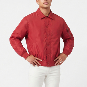 Chaqueta Bomber Ligera para Hombre, Chaquetas Bomber con Bolsillos en las Mangas, Ropa Exterior de Moda para Hombre, Chaquetas Bomber de Nailon Ligero - Product Image 3