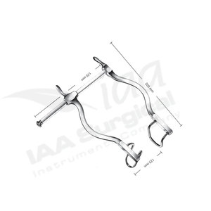 Retractor Abdominal Manual, Instrumento Quirúrgico Médico de Acero Inoxidable, Aprobado por CE e ISO para Uso Clínico - Product Image 3
