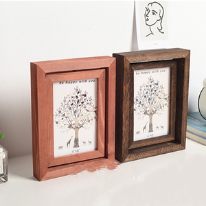 High Quality Handmade Eco-Friendly Wooden Photo <b>Frame</b> with Stand Lightweight & Waterproof Tabletop/<b>Wall</b> Mountable - Product Image 4