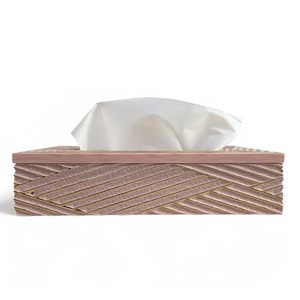 Custom Printed MDF <b>Tissue</b> Box Napkin Holder Wooden Tabletop Decor for <b>Wedding</b> Hotel Restaurant - Product Image 2