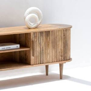 Mueble para TV de Madera Vandana Novara Flux Gretta, Consola de Entretenimiento Moderna de Madera Sólida Minimalista - Product Image 6
