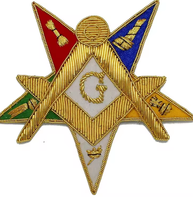 Écusson maçonnique de la Grande Priorie de Malte, brodé main au fil de bouillon, à coudre, de luxe, personnalisé, OEM, résistant à l'eau