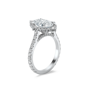 The Arielle <b>Ring</b> 14K Solid Gold Diamond Marquise Cut <b>Wedding</b> Engagement Anniversary IGI Certified Luxury Gift - Product Image 4