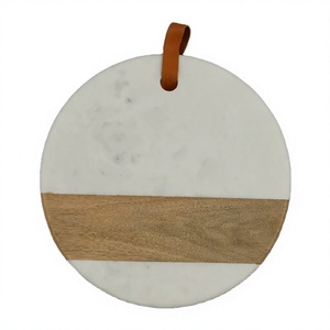Tabla de cortar de mármol para verduras, tabla de cortar para cocina, restaurante, bloques para cortar pollo, bandeja para servir pizza - Product Image 6