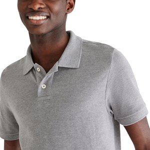Polo homme coupe classique en mélange de coton doux, manches courtes, confortable, décontracté, pour tous les jours, avec col côtelé - Product Image 6