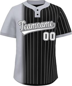 Uniforme de baseball OEM à séchage rapide, maillot de baseball personnalisé, impression numérique, logo sur le devant, nom d'équipe personnalisé, maillot de softball tendance - Product Image 5
