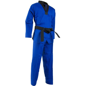 Uniforme d'entraînement de Taekwondo en coton 100% sur mesure, respirant, avec sublimation personnalisée sur le devant - Product Image 1