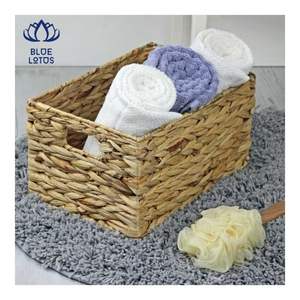 Cesta de Jacinto de Agua Hecha a Mano, la Más Vendida, Cesta de Almacenamiento Tejida Ecológica de Vietnam para Decoración del Hogar - Product Image 6