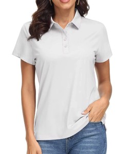 Men's Women's Golf Sport Shirts Oxford <b>Knitted</b> Casual Solid <b>Pattern</b> Anti-Wrinkle Quick Dry Polyester/Cotton Button Design - Product Image 6