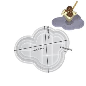 Moule en silicone pour plateau de terrasse irrégulier en plâtre, ciment, résine époxy - Product Image 6