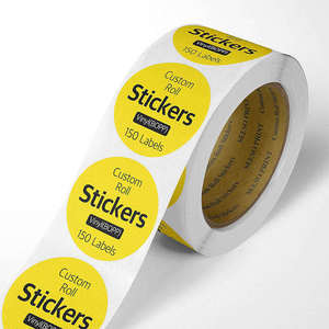 Étiquettes autocollantes personnalisées en rouleau pour emballage en gros de produits cosmétiques à haute capacité de production - Impression UV sur papier imperméable sur mesure - Product Image 1