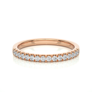 Bague en or 18 carats avec diamants, bague en diamant de laboratoire de forme ronde, 0,25 carat, taille ronde en 16 pierres de diamant - Product Image 1