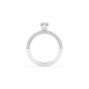 REYES Exclusive Design 14K 18K Solid Gold HPHT CVD Lab Grown Diamond Solitaire Ring For Women IGI Certified Fine Jewelry - Product Image 4