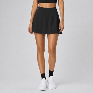Custom Logo Women High Waist Tennis <b>Skirt</b> White Pleated Athletic Golf <b>Skirt</b> Quick Dry Workout Sports <b>Skirt</b> with Built In Shorts - Product Image 2
