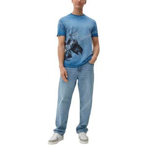 Camiseta de Verano para Hombre - Impresión Digital con Logotipo Personalizado, Transpirable, Ligera, de Secado Rápido, Informal, Deportiva, para Gimnasio, MOQ Bajo de 10 Piezas - Product Image 2