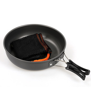 Outdoor Picnic Cooking <b>Cookware</b> Set Single Frying Pan Extra Large Frying Pan Size 220 * 45mm Frying Pan - Product Image 6