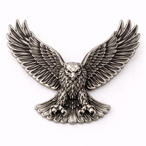 Fournisseur de souvenirs d'animaux, cadeaux touristiques, logo personnalisé, États-Unis, Amérique, épingle à revers en métal en forme d'aigle - Product Image 5