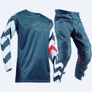 Nouvel arrivage : Ensemble de motocross personnalisé imprimé par sublimation – Maillot et pantalon durables, coupe-vent, respirant et à séchage rapide - Product Image 1