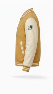 Original American Style Fleece Chenille Letters Hooded Eco-Friendly Unisex Winter <b>Jacket</b> with Front Logo - Product Image 2