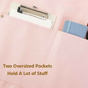 ผ้ากันเปื้อนครัวแบบผ้าแคนวาส สกรีนโลโก้ได้ กันน้ำ ผ้าฝ้าย ผ้ากันเปื้อนเชฟ ปรับขนาดได้ ผ้ากันเปื้อนทำอาหาร มีกระเป๋าหลายช่อง - Product Image 4