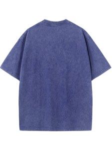 Camiseta de Hombre al por Mayor, Estilo Desgastado con Bordado, Lavado Ácido, 100% Algodón, con Logotipo Personalizable, Tallas Grandes - Product Image 6