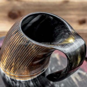 Tasse Tankard de 500 ml, Design créatif à la main, pour Bar, verre à bière, matériel de fête, corne de bœuf et oz - Product Image 3