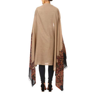 Wholesale High Quality Manufacturer's <b>Embroidered</b> Wool <b>Shawl</b> Lightweight Winter Accessories for Women Traditional <b>Shawls</b> - Product Image 2