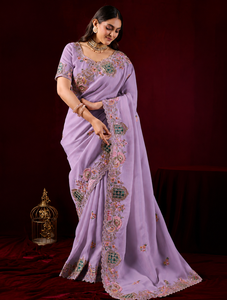 Sari de Seda Personalizado de Diseño Indio para Mujer, Hermoso Diseño Patola, Estilo Tradicional para Bodas y Fiestas, Envío Rápido - Product Image 5