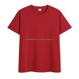 Camiseta de Hombre de Manga Corta con Cuello Redondo, 100% Algodón, Teñida en Prenda, 200g, Personalizable OEM, Camiseta Publicitaria en Blanco - Product Image 3