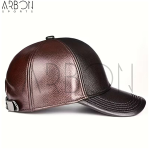 Nouveauté : Casquettes en cuir entièrement personnalisées, dernier style, pour adultes, tendance automne-hiver, pour personnes d'âge moyen et âgées - Product Image 2