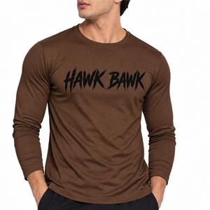 <b>Men</b> <b>Long</b> Sleeve <b>T</b> <b>Shirt</b> For Casual Everyday Wear Smooth Fabric Feel Classic Crew Neck Clean Front Design Easy Daily Wear <b>T</b> <b>Shirt</b> - Product Image 1